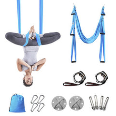 Aerial yoga hammock set